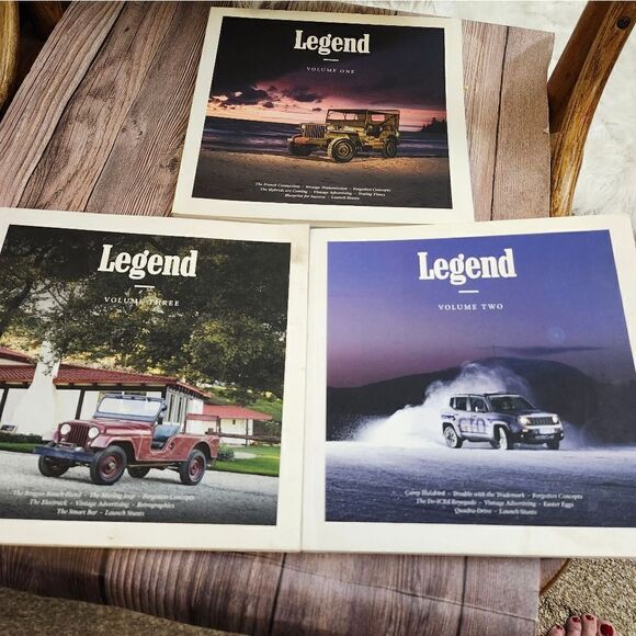Legend Jeep paperback books by Alex Fefford volume 1, 2 &‎ 3  2020 - Picture 1 of 8
